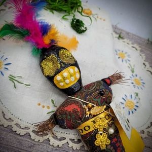 Vintage handmade Cajun voodoo doll